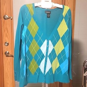 Plus size 18/20 Lane Bryant argyle sweater